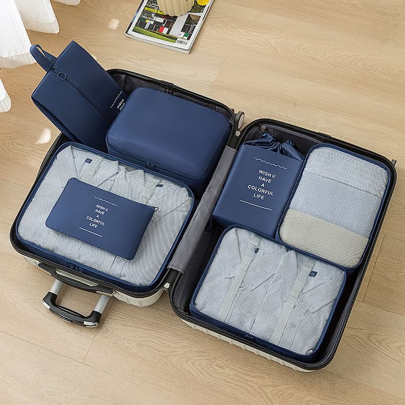 Masae - Set van 7: Reispakkubus Kledingorganizer (Verschillende ontwerpen)