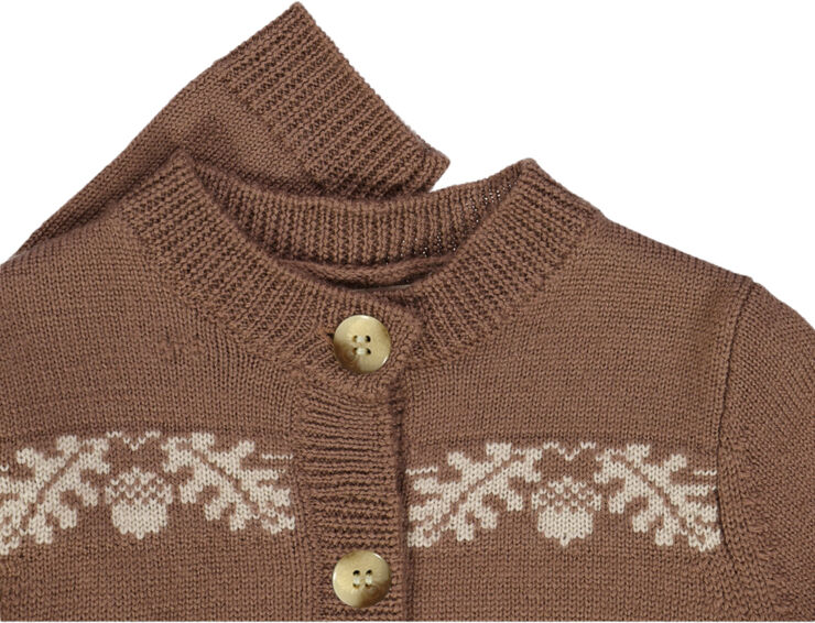 Wheat Strik Cardigan Agern Vintage rose