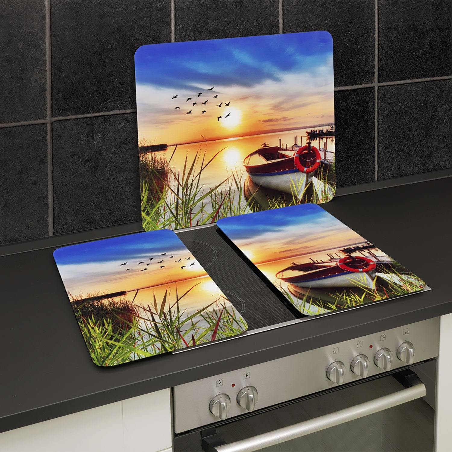 Glas-Abdeckplatte Multi – See