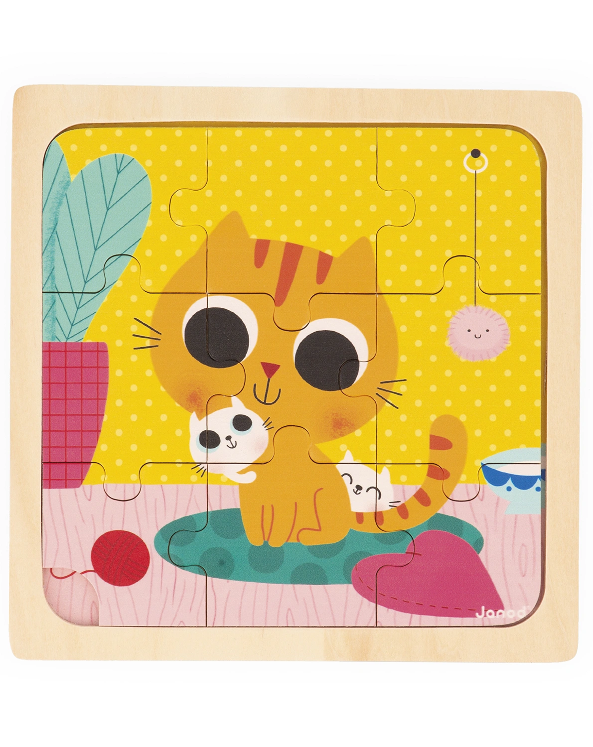 Holzpuzzle PEANUT, DIE KATZE (9 Teile)