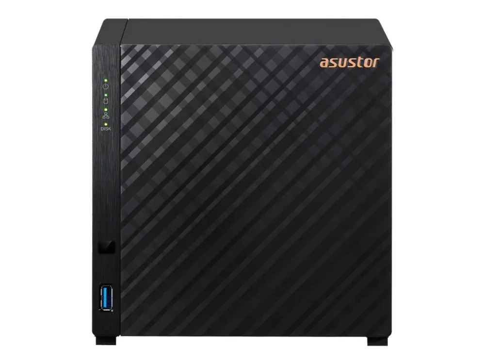 ASUSTOR Drivestor 4 AS1104T - NAS-server - 4 bays - SATA 6Gb/s - RAID RAID 0, 1, 5, 6, 10, JBOD - RAM 1 GB - 2.5 Gigabit Ethernet - iSCSI support