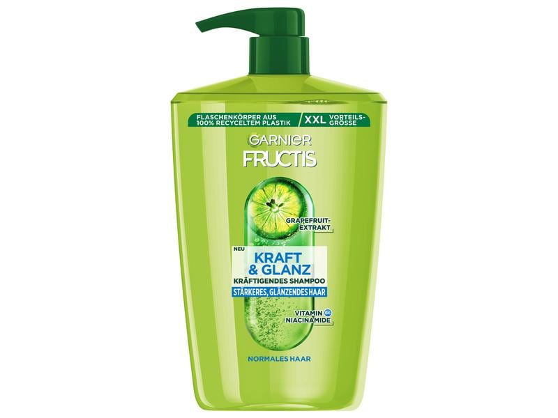 Garnier Shampoo Strength and Shine 1000 ml Kräftigendes Haarshampoo XXL