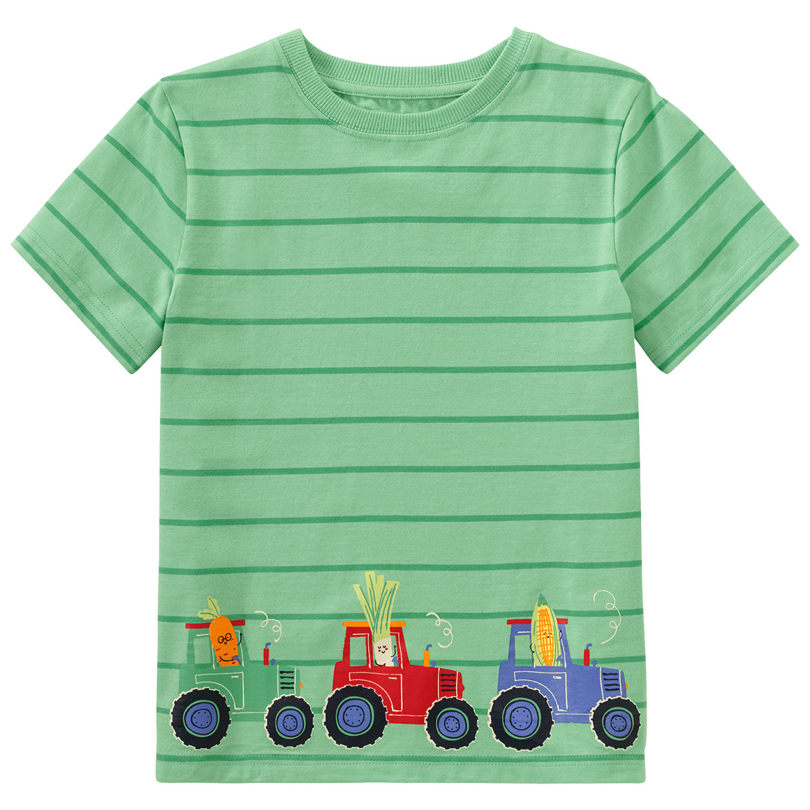 Topolino Jungen T-Shirt mit Traktor-Print hellgrün