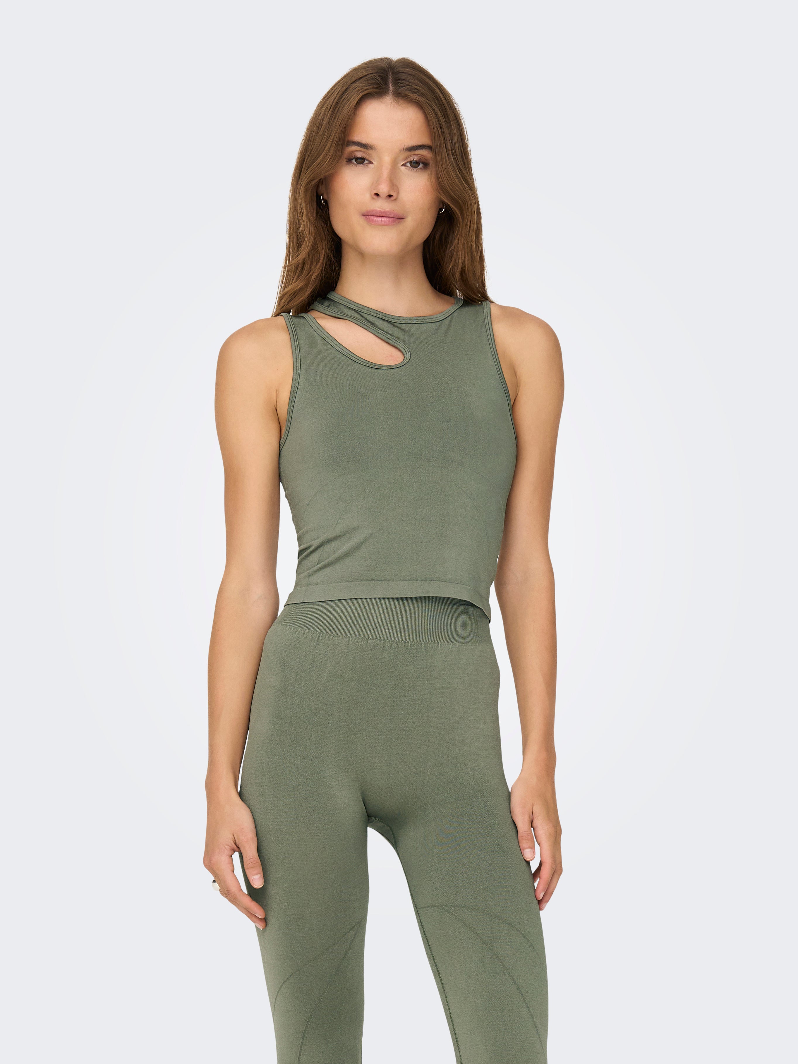 ONPSALLI Top Dusty Olive