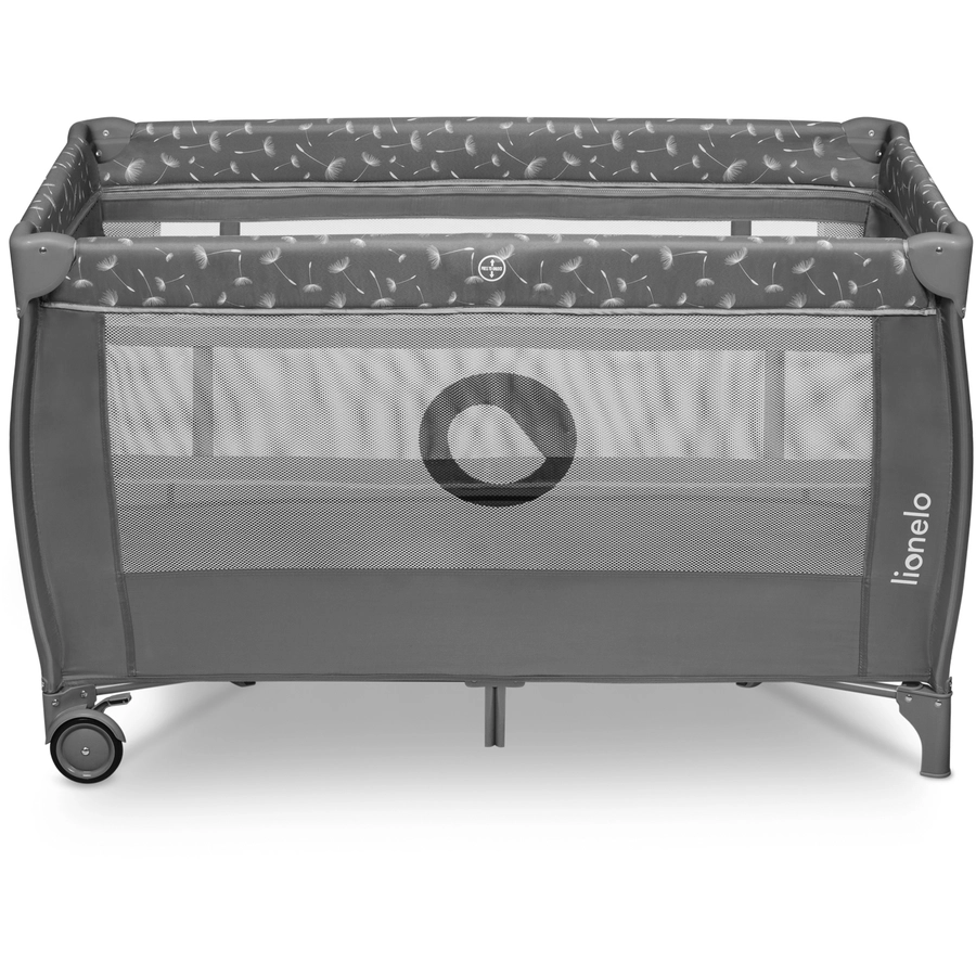 lionelo Reisebett Stefi Plus Grey White