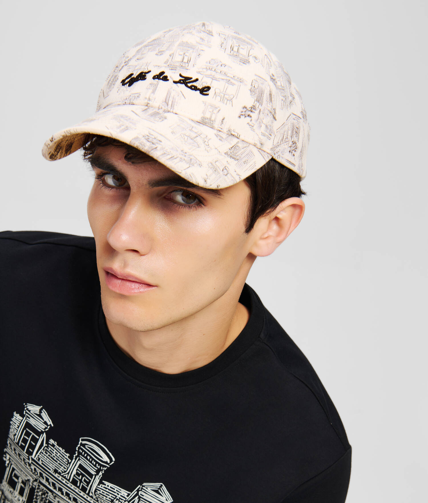 CASQUETTE À IMPRIMÉ INTÉGRAL KL X JORGE PARRA - Naturel