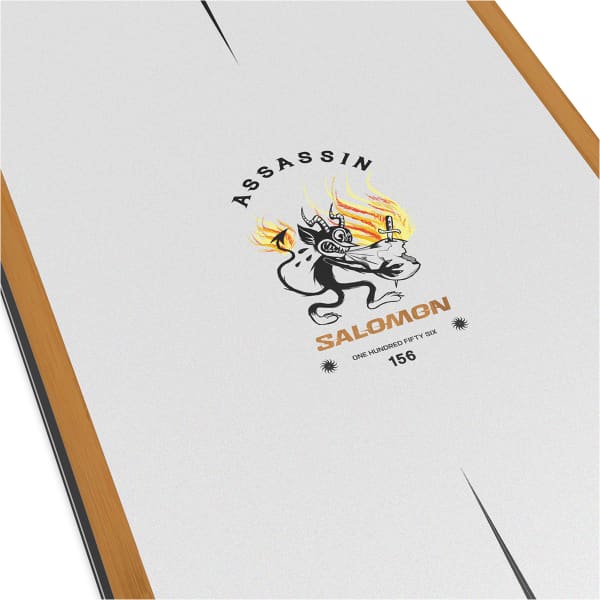 Planche de snowboard SALOMON ASSASSIN WHITE/BLACK