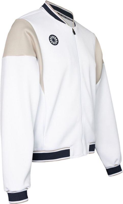 The Indian Maharadja - Pique Bomber Jacket - Bright White - Heren