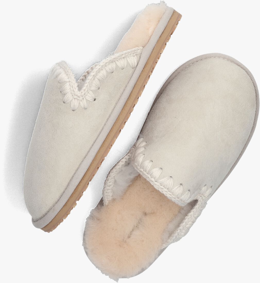 MOU zilveren mou pantoffels slipper eskimo
