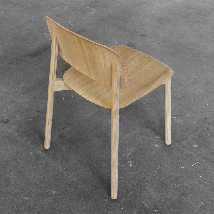 HAY - Soft Edge 60 Stuhl, Eiche matt lackiert (4er-Set)