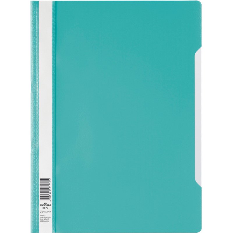 Chemise de présentation à lamelles Durable 22,8 x 31 cm couleur - boîte de 50