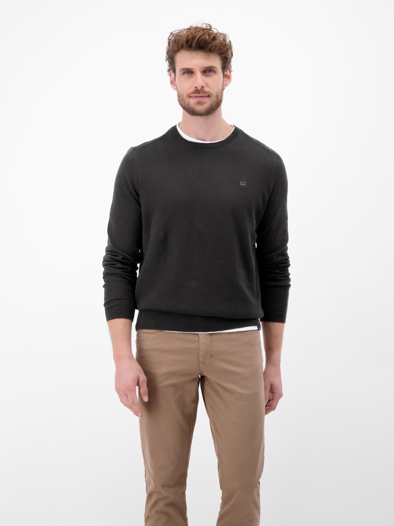 Herren Basic Strickpullover