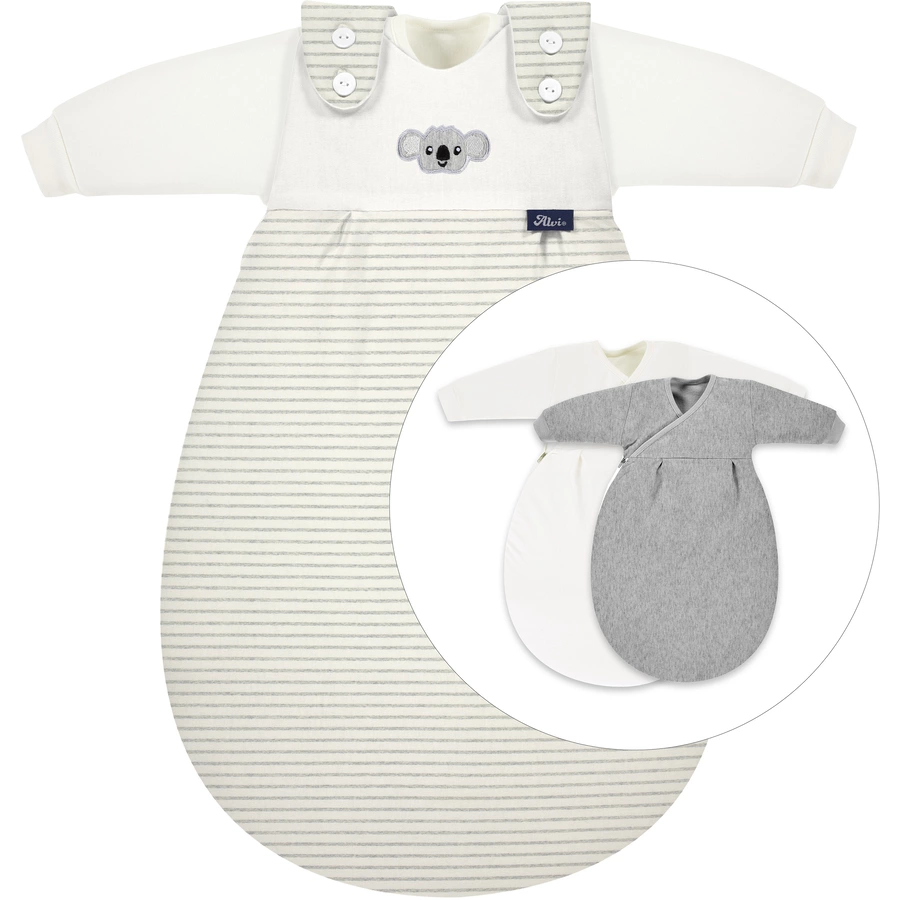 Alvi® Baby-Mäxchen® 3tlg. Ringlets Koala gray