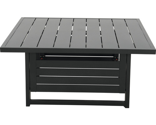Garden Place Viven 4-zits loungeset inclusief in hoogte verstelbare tafel en kussens, antraciet aluminium