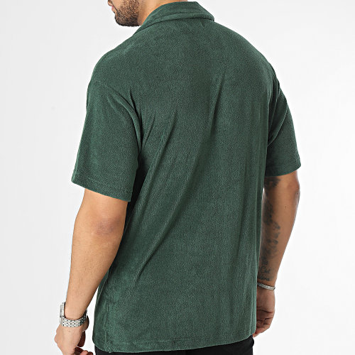 Chemise Manches Courtes Terry Resort Vert
