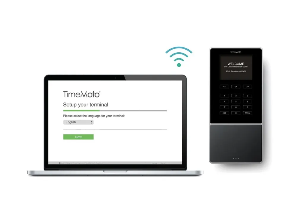 Safescan TimeMoto TM-616 - Indstemplingssystem med RFID-sensor