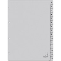 Intercalaire carton ECO, chiffres 1-52, 52 pièces