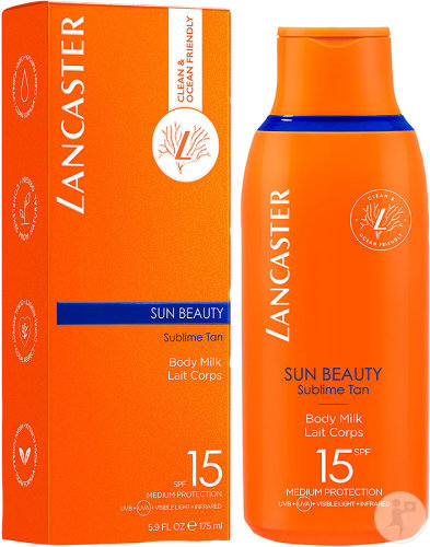 Lancaster Sun Beauty Sublime Tan Lait Corps IP15 Toutes Peaux 175ml