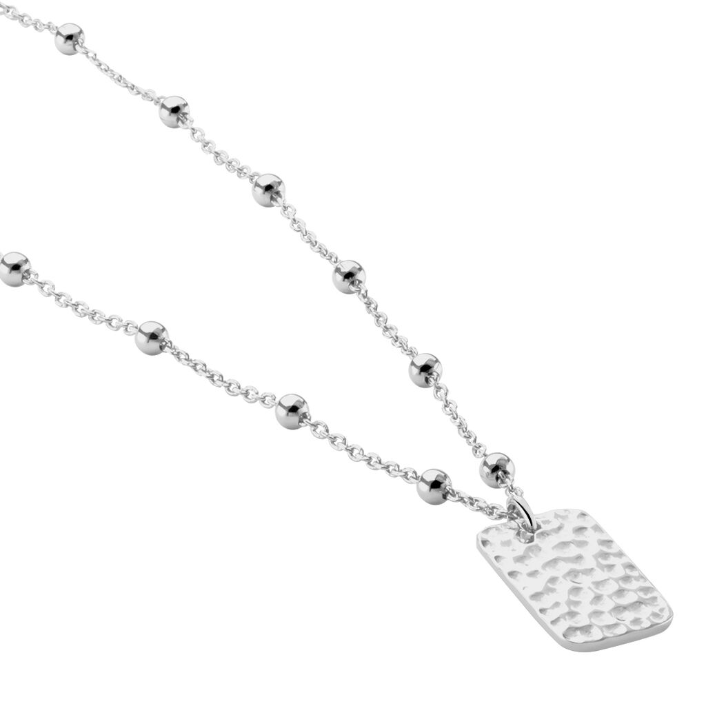 Collier Helvi Argent Blanc