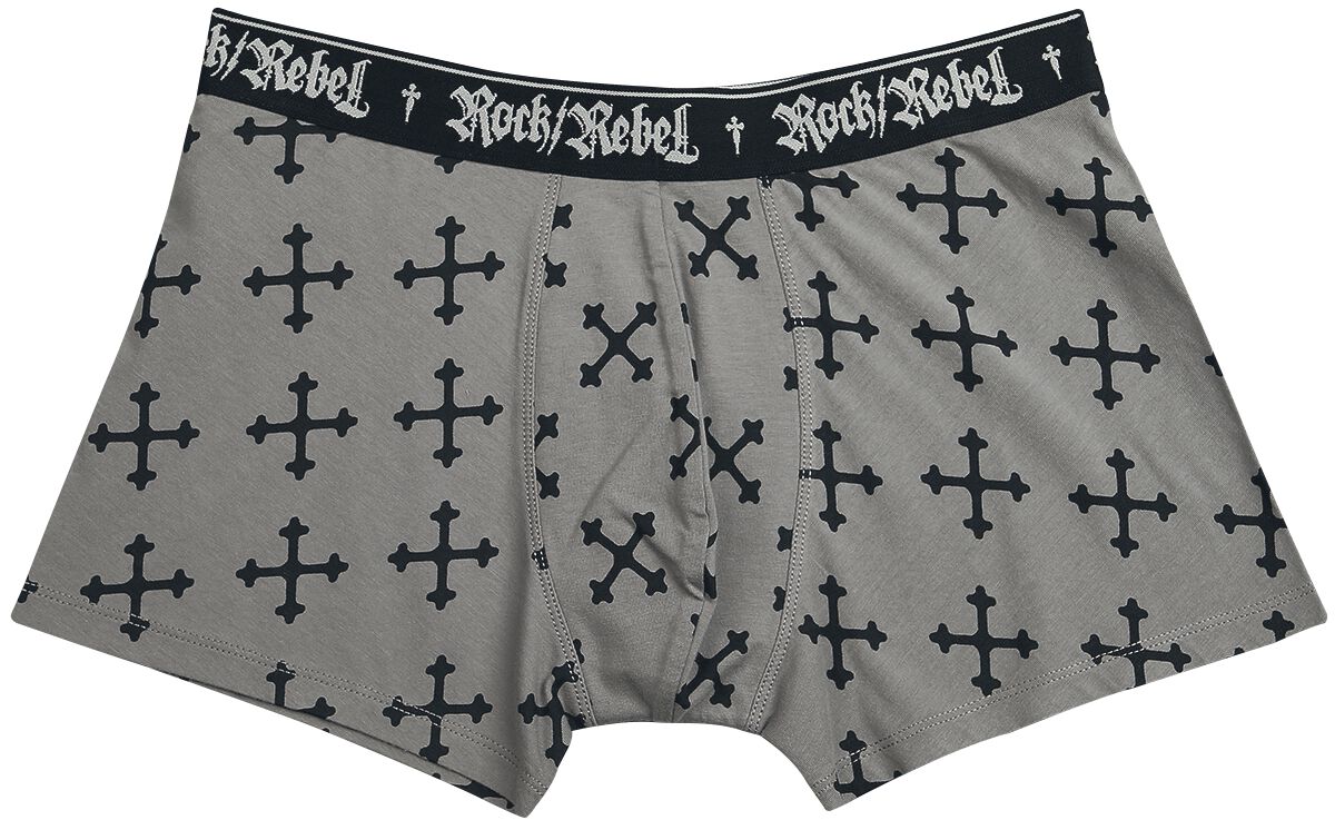 Lot De 3 Paires de Boxers Imprimés | Rock Rebel by EMP Lot de Boxers