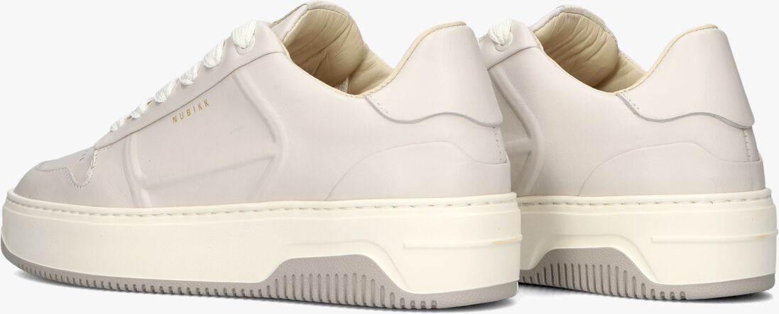 witte nubikk lage sneakers basket cole
