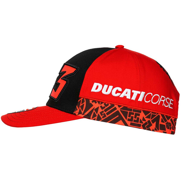 ducati - Casquette Bagnaia 63 Noir / Rouge
