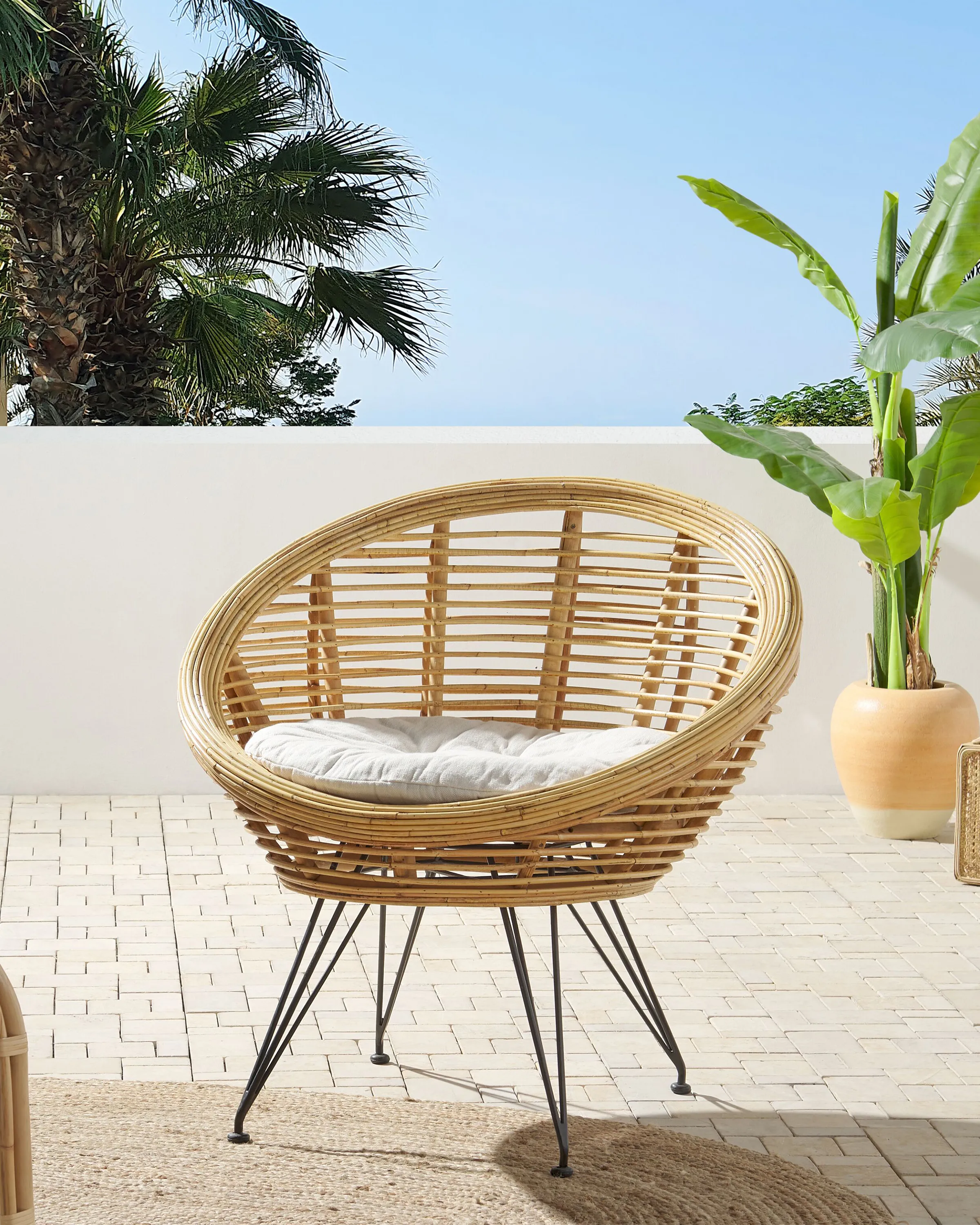 Tuinstoel MARATEA Rotan Natuurlijk