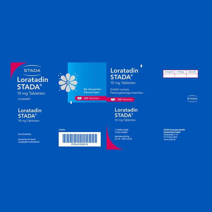 Loratadin STADA 10 mg Tabletten, 100 St