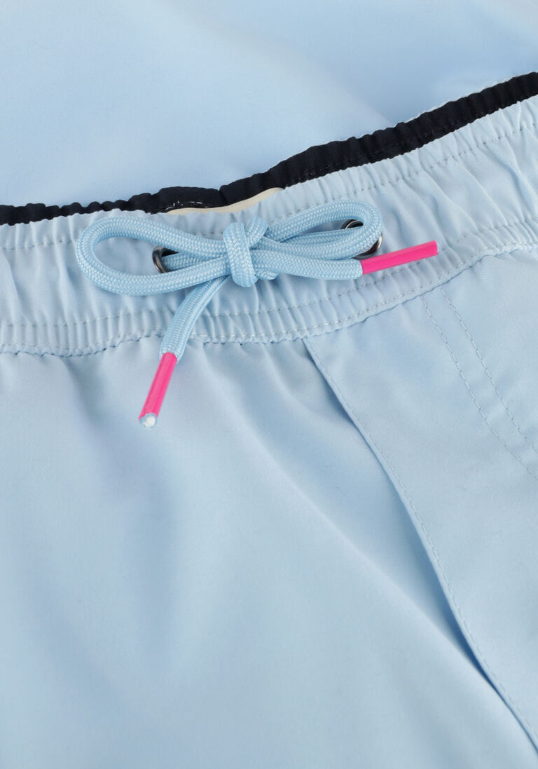 SCOTCH & SODA lichtblauwe scotch & soda  mid length - solid swimshort