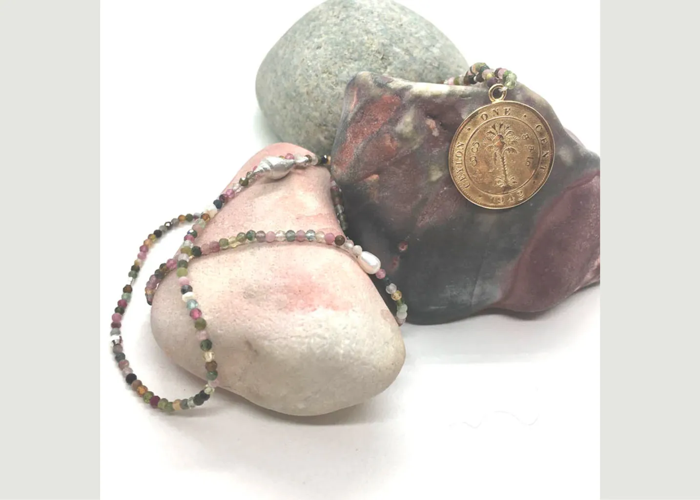 Collier Chamaerops 1 Tourmaline Maison Vanité