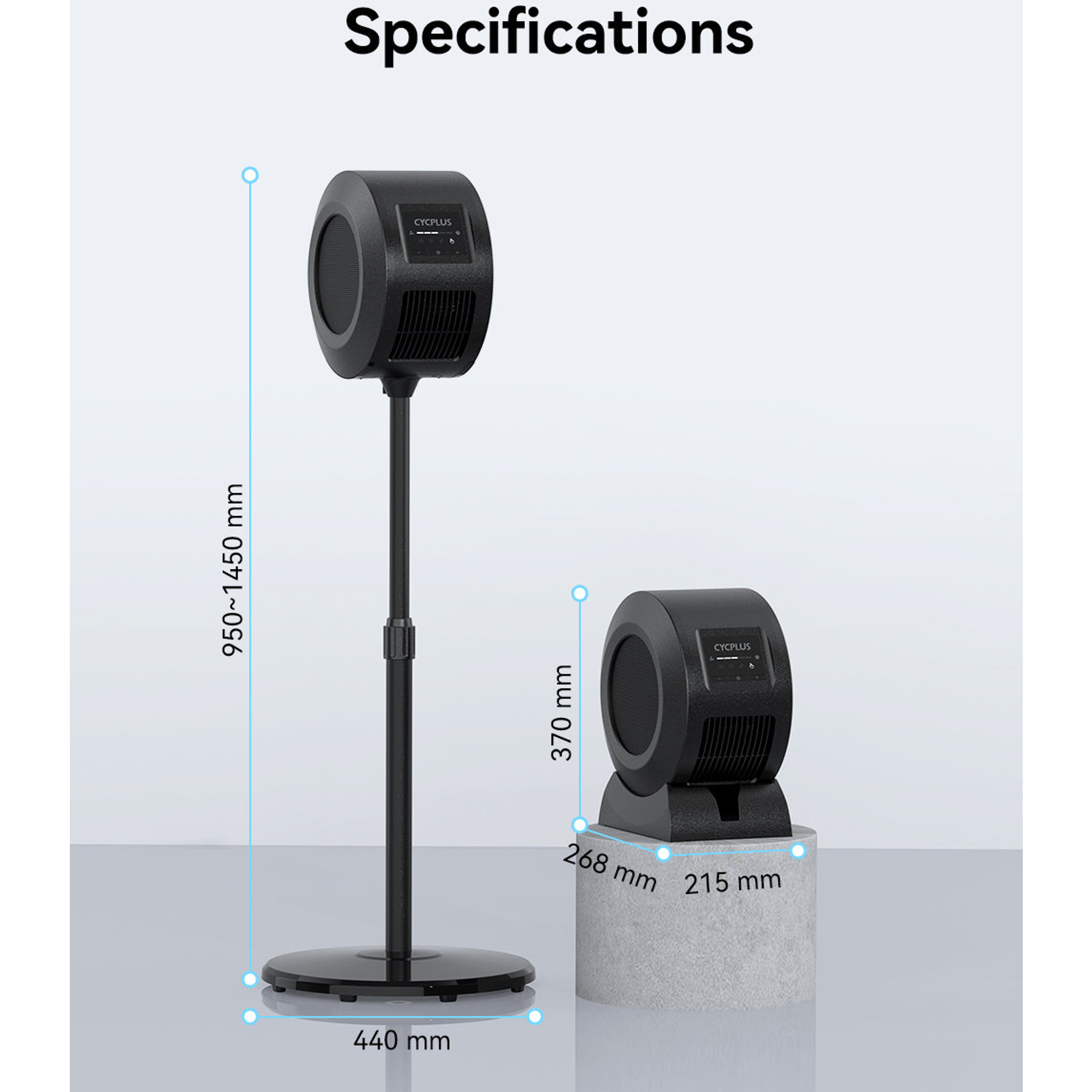 CYCPLUS F1 High-Power Smart Fitness Ventilator