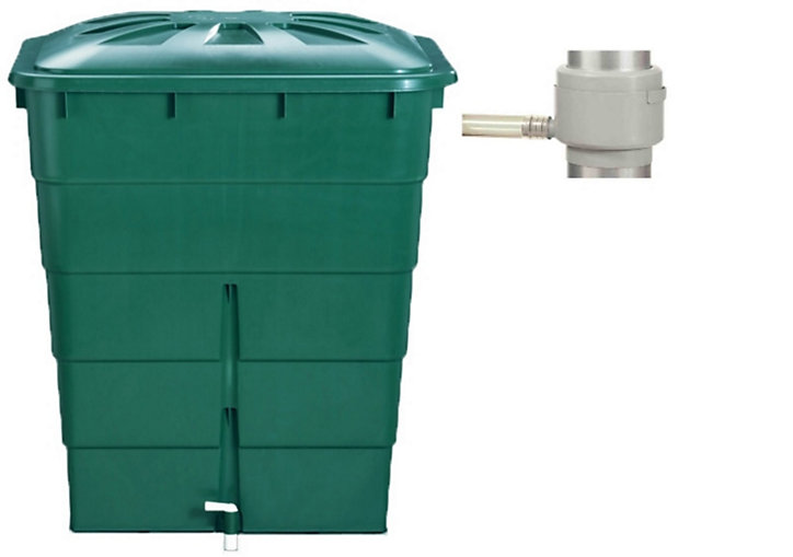 Récupérateur d'eau de pluie Garantia vert 300L