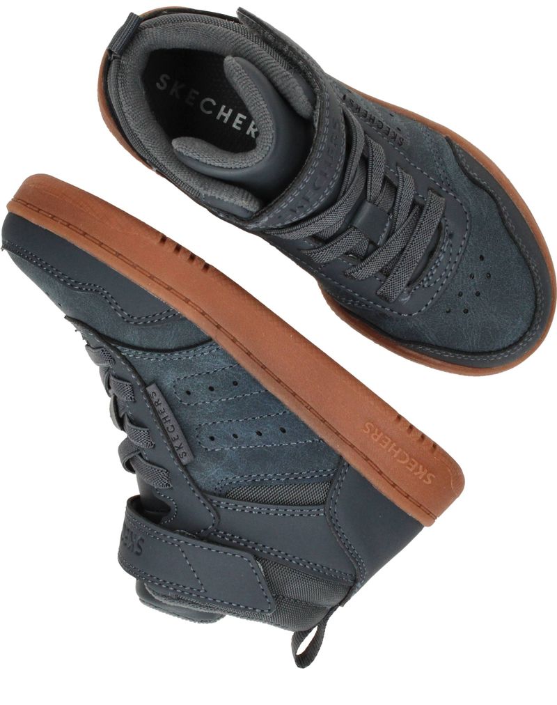 Skechers Quick street Veterboots Blauw Jongens