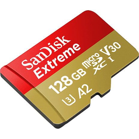 Sandisk microsdxc extreme hukommelseskort - 128gb 170mb/s