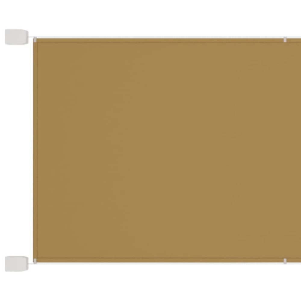 Auvent vertical 60x270 cm tissu oxford beige