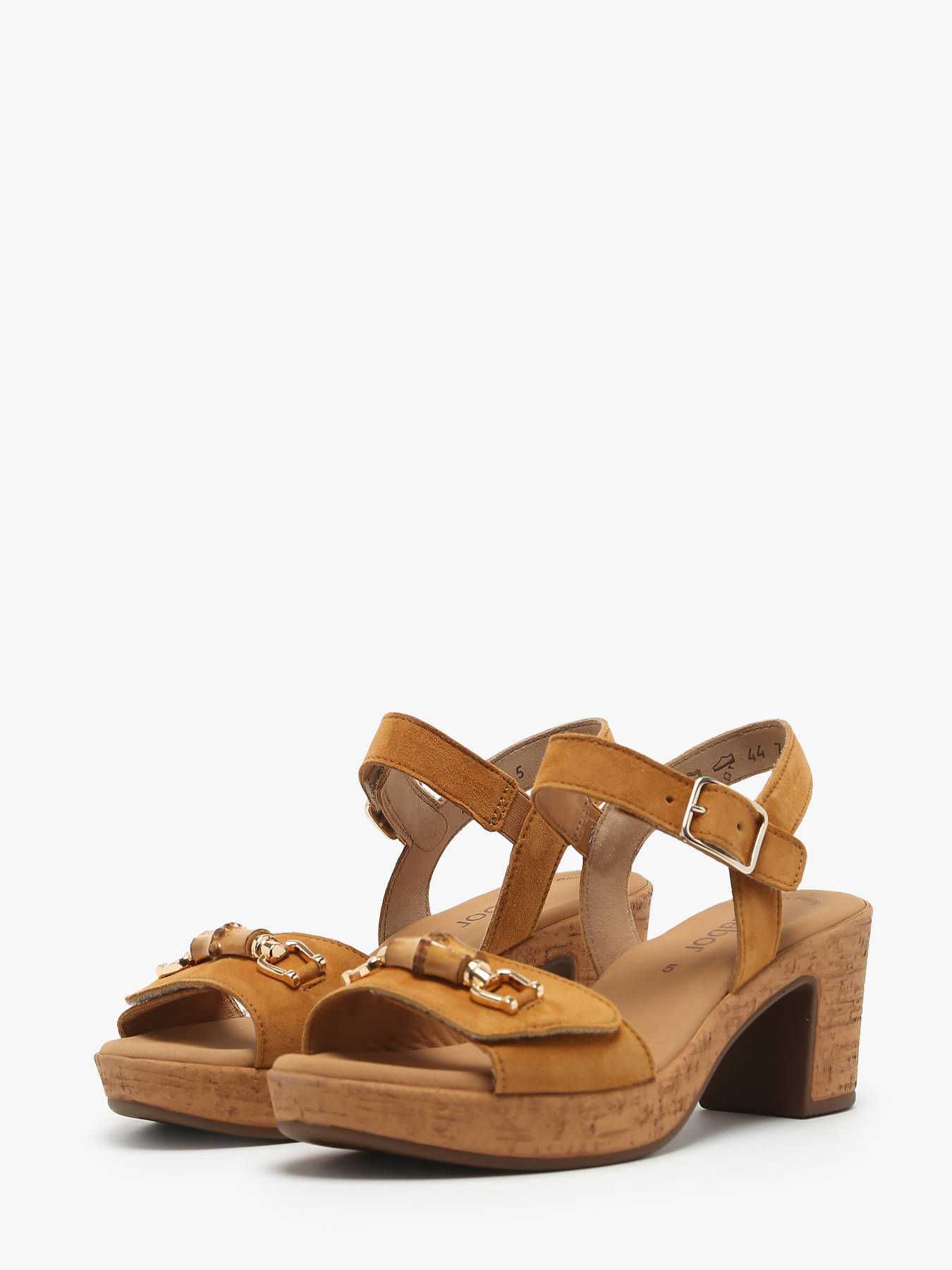 Sandales  talon en cuir GABOR