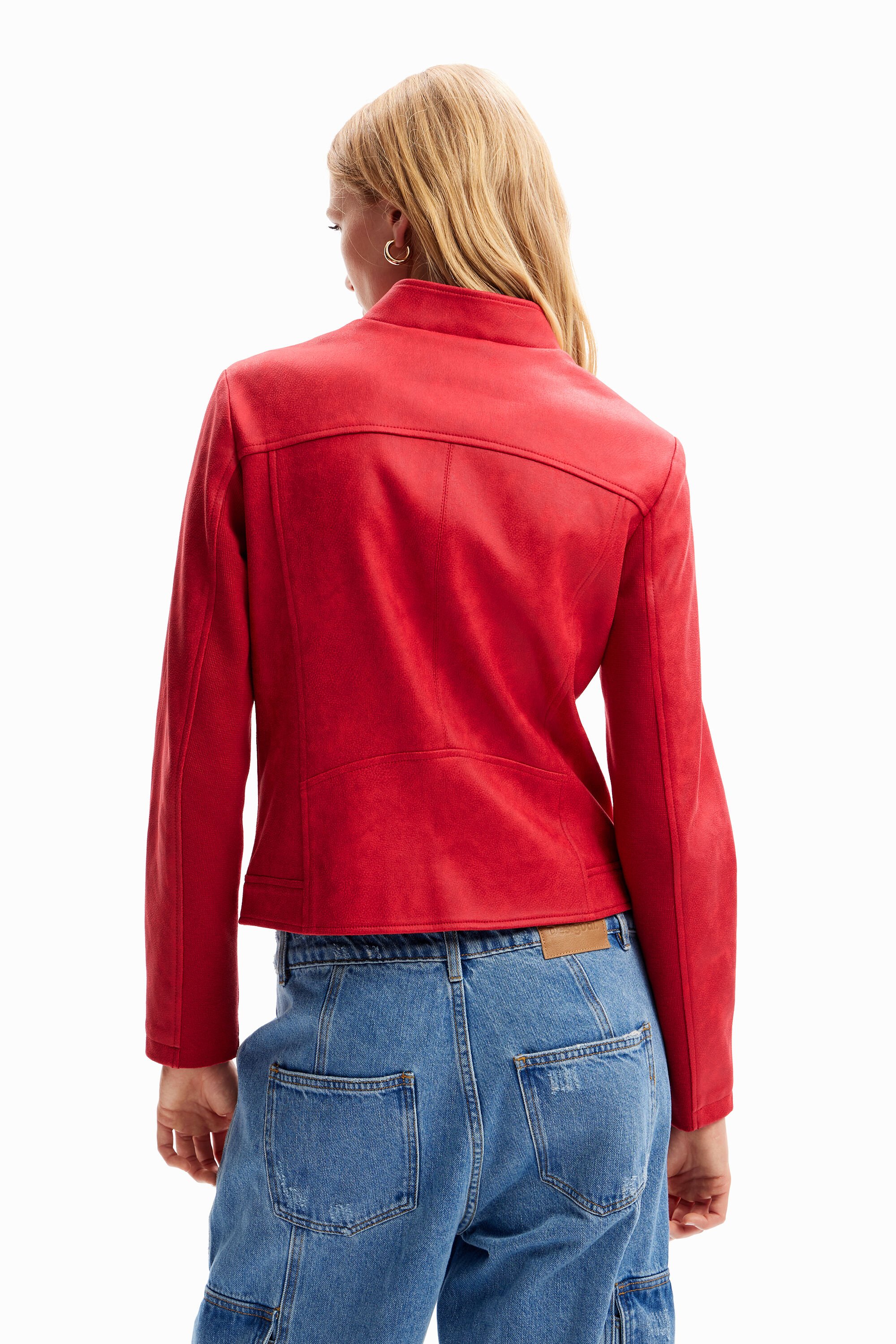 Veste motard ajustée