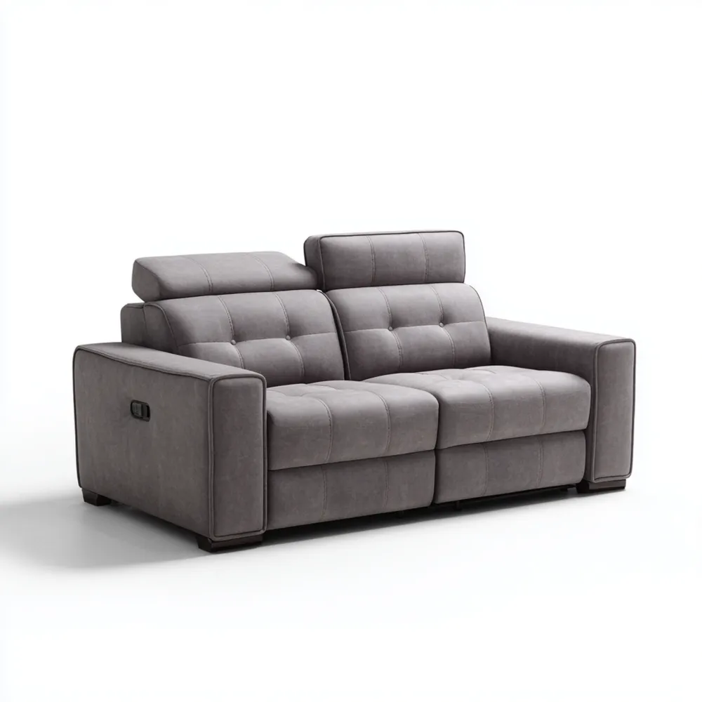 2-Sitzer-Sofa Stoff 150x90x85 cm – Dunkelgrau – Modernes Design