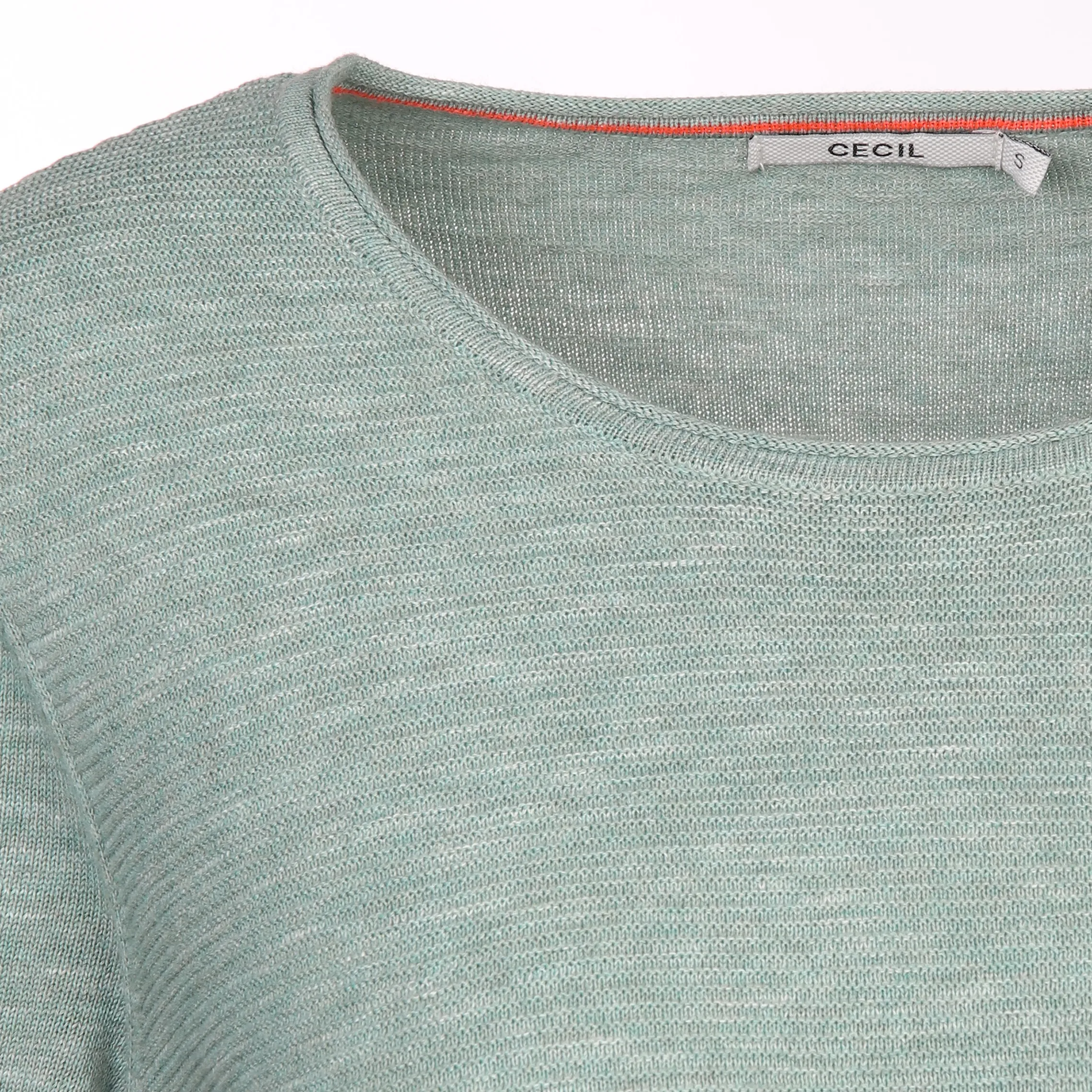 Damen Strickshirt in Ripp-Optik