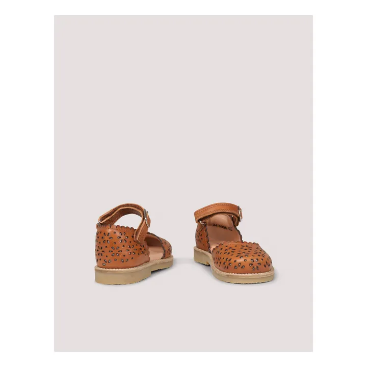 Petit Nord Sandales Scratchs Ladida | Cognac