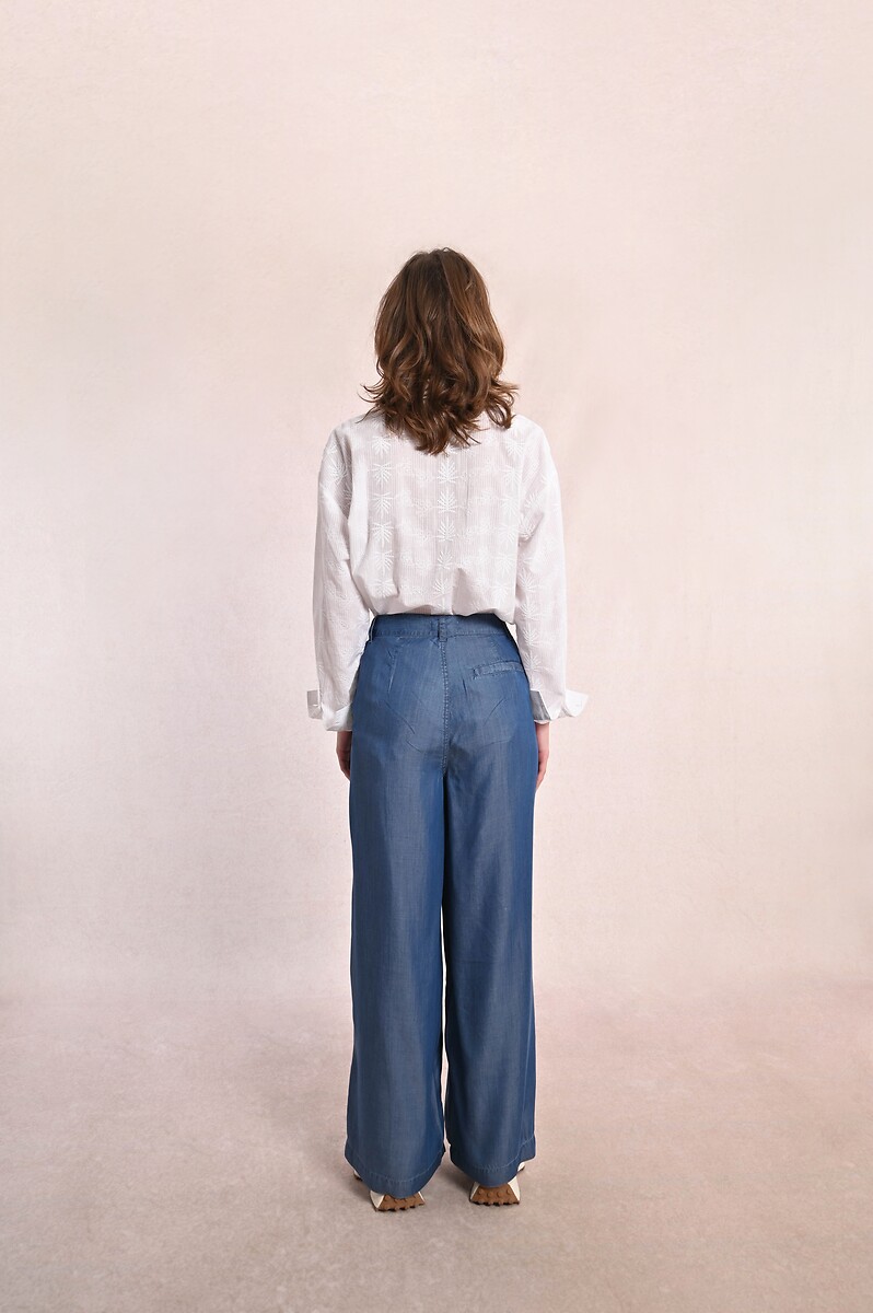 MOLLY BRACKEN<br>Calças jeans de pernas largas