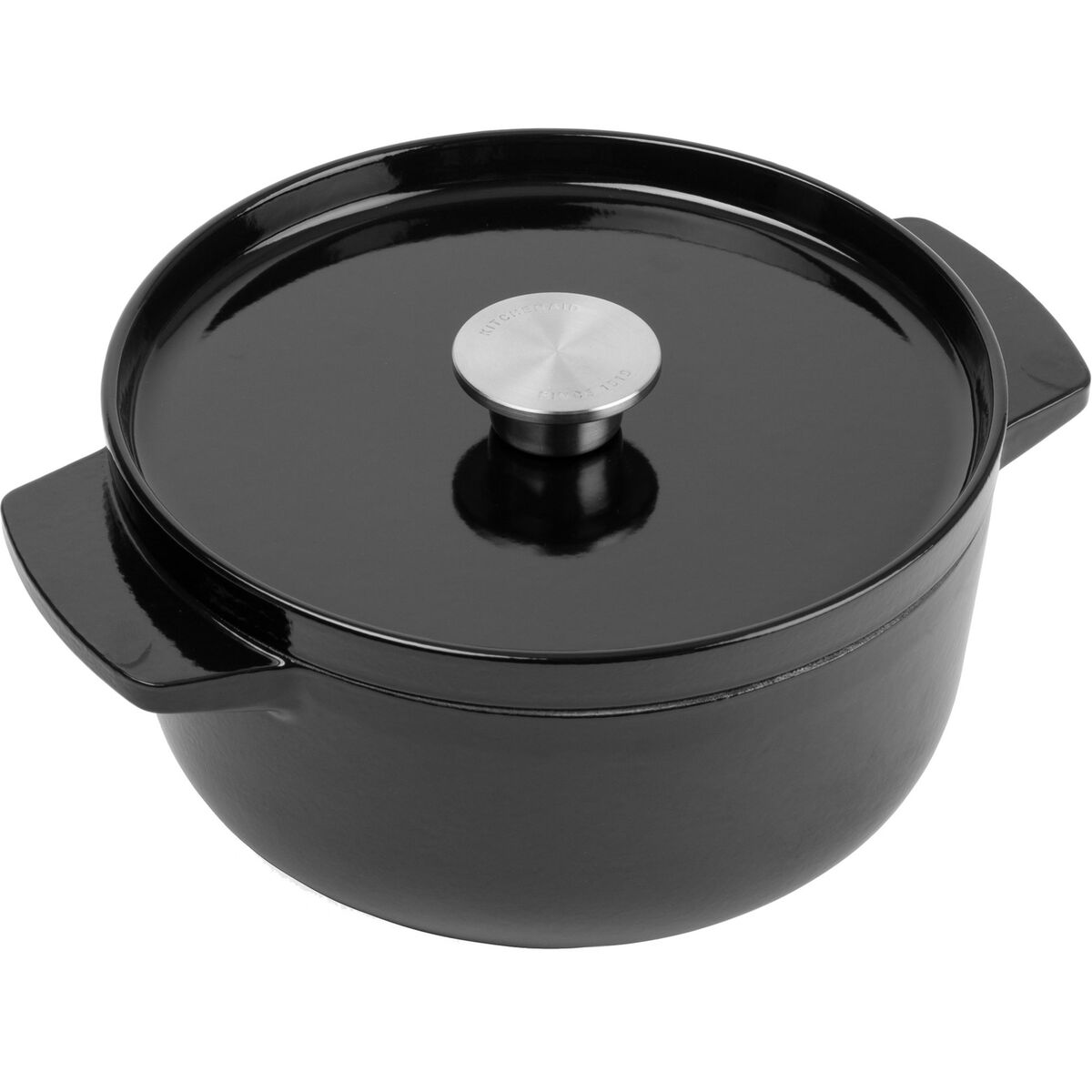 Støpejernsgryte 22 cm/3,3 liter, onyx black