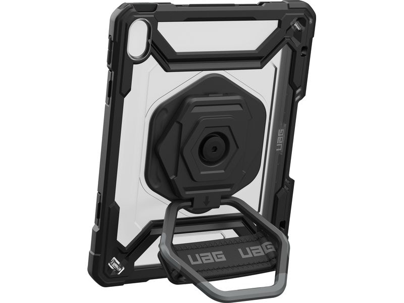 UAG Tablet Back Cover Plasma iPad 10th Gen. Ice/Black Robuste Tablet-Schutzhülle mit Handschlaufe für das Apple iPad 10th Gen.