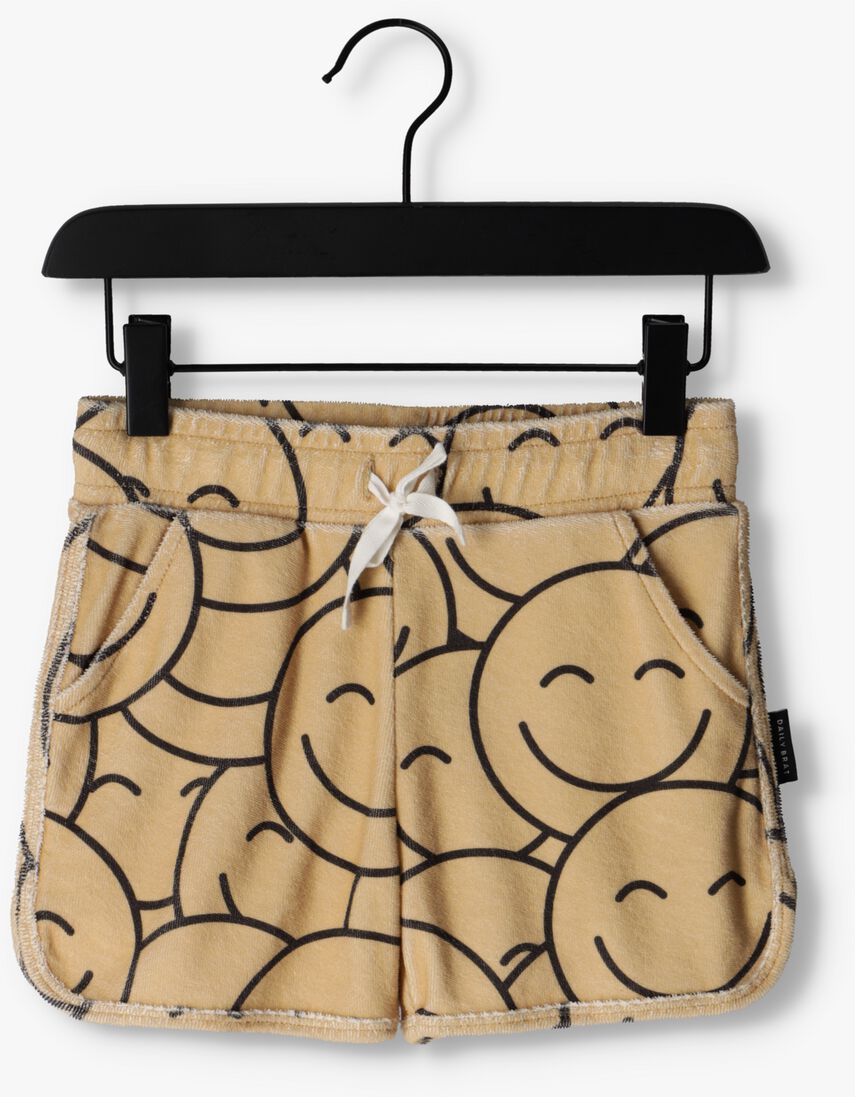 DAILY BRAT gele daily brat korte broek smizing towel shorts