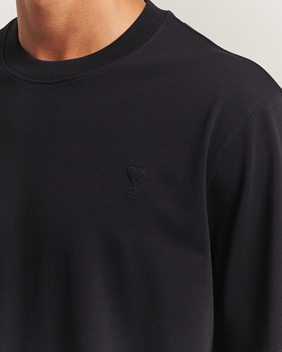 AMI Tonal Heart Logo T-Shirt Black