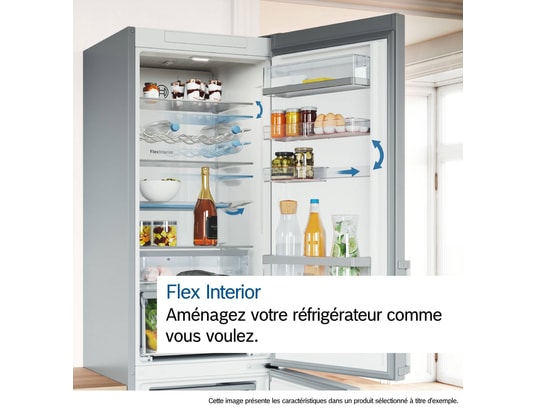 BOSCH - Réfrigérateur congélateur bas KGN39AIAU, Série 6, Tiroirs VitaFresh XXL 0 °C