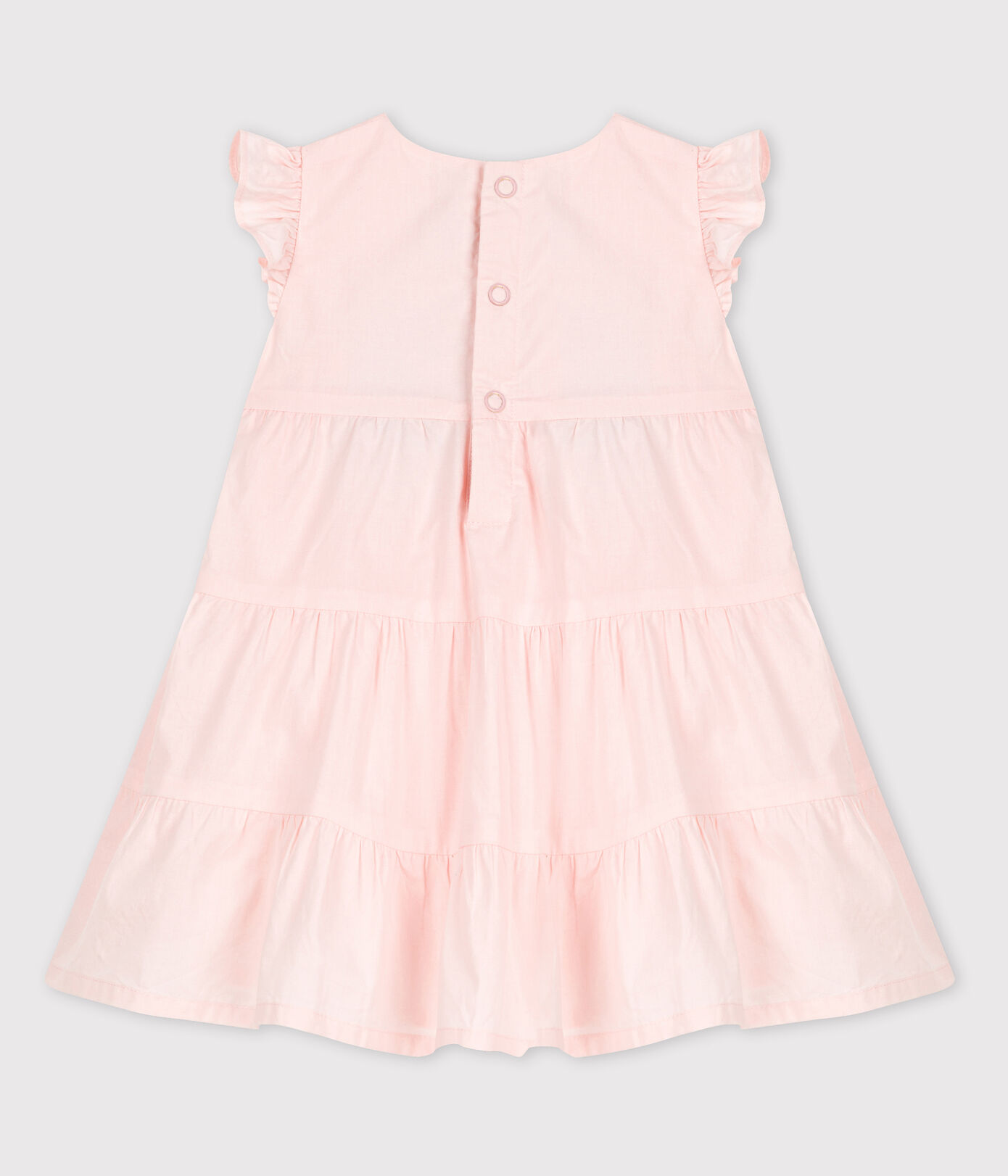 Robe sans manches bébé en popeline