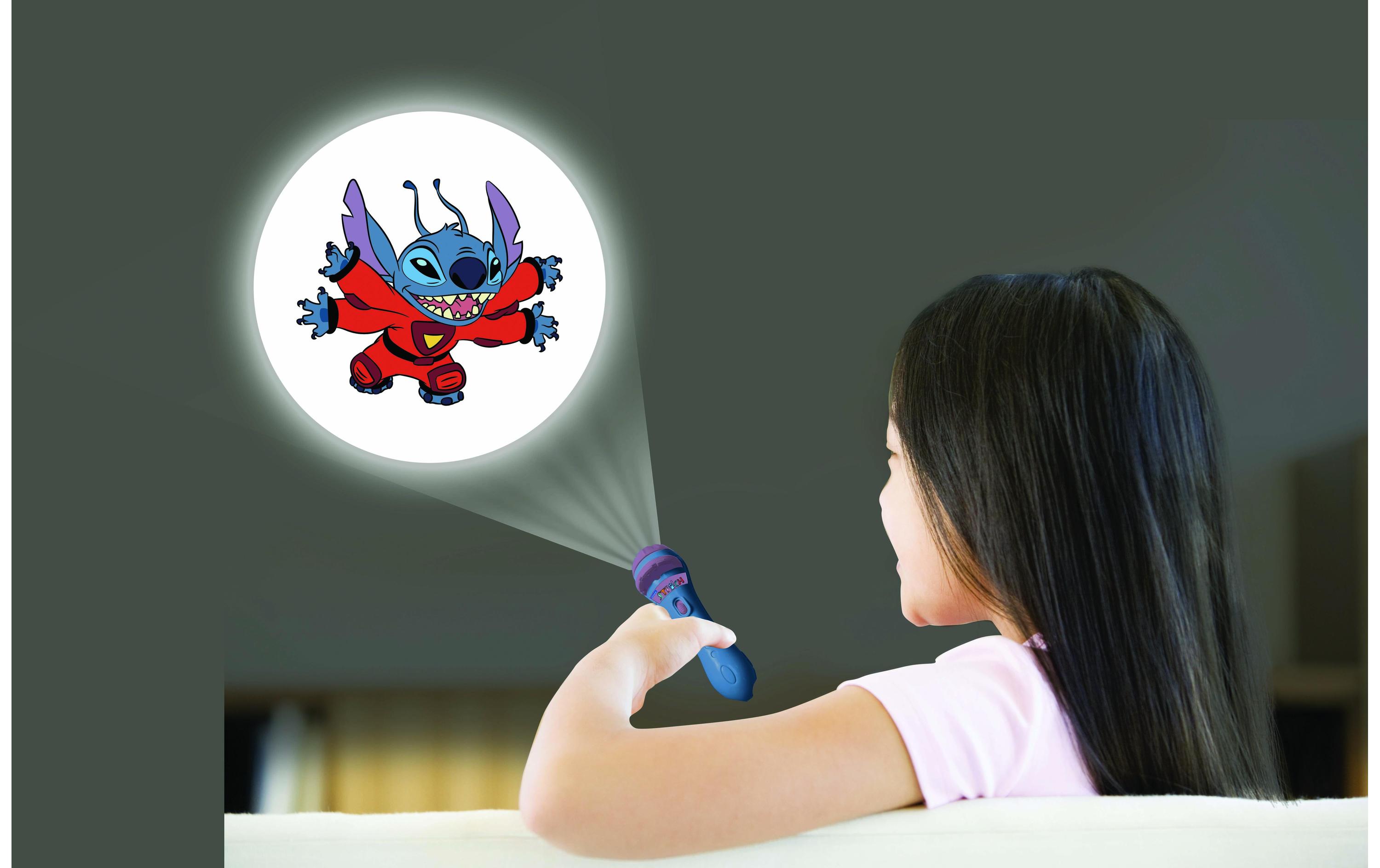 Stitch Story Projektor und Taschenlampe HellblauGeschichten-Projektor und Disney Stitch-Taschenlampe