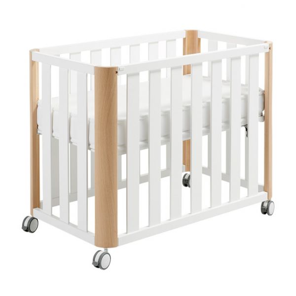 Berço Cotinfant Mini-berço (50 X 90 cm) Doco Sleeping de Madeira Branco/natural Branco / Natural