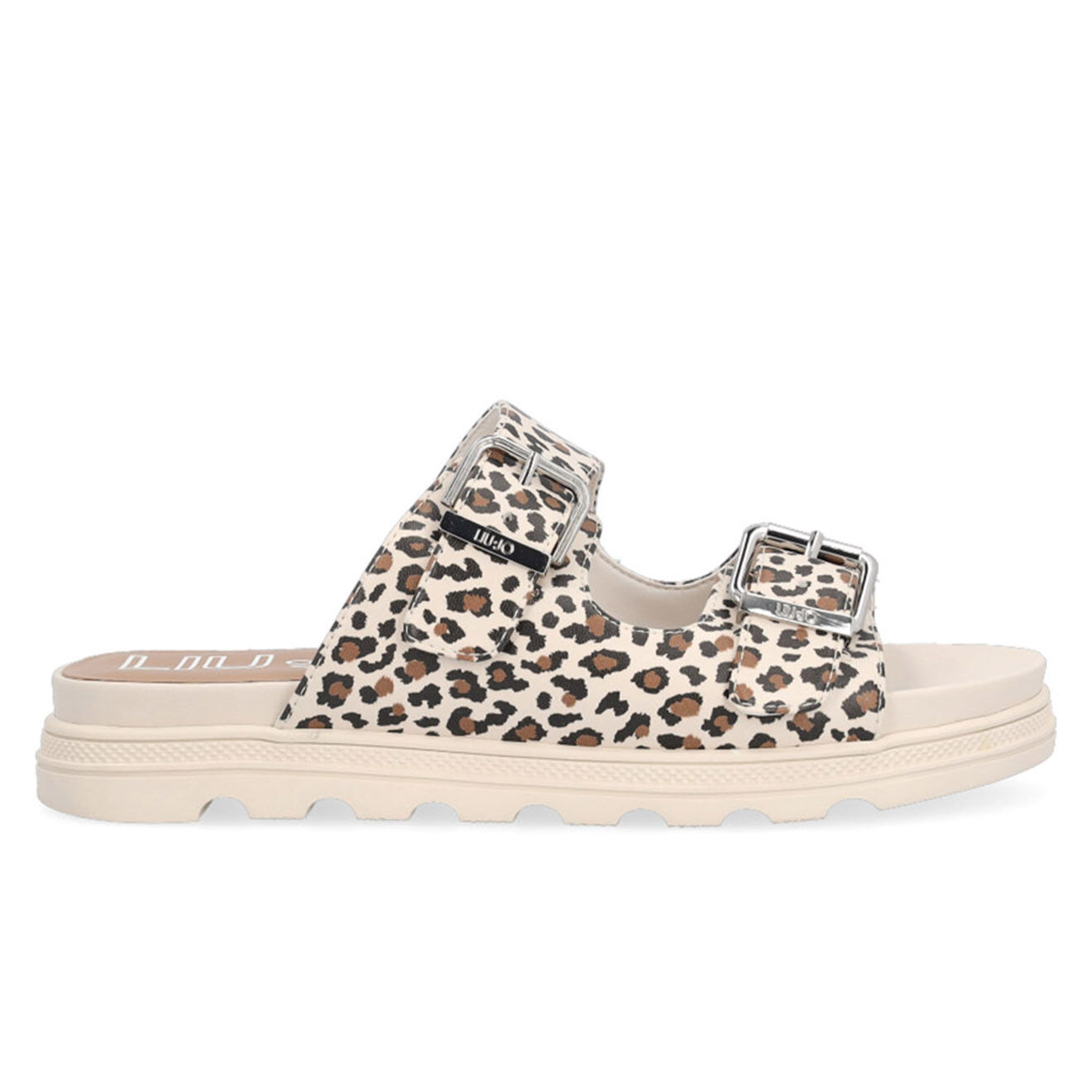 Liu-Jo Mules en Cuir Desy léopard
